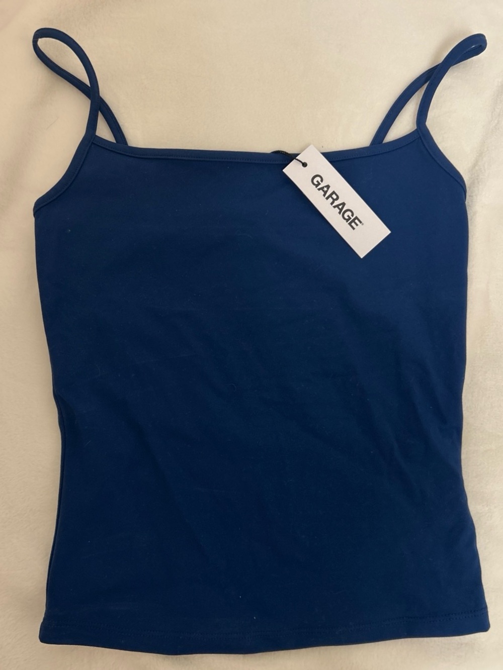 Garage Navy Blue Spaghetti Strap Camisole